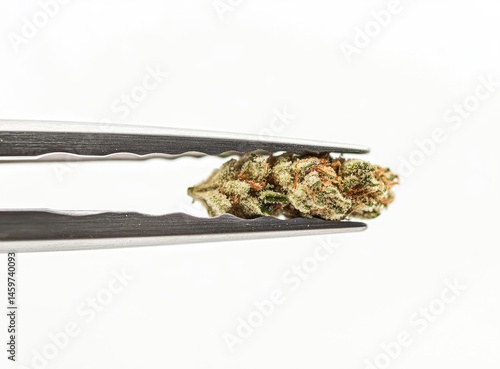 Wallpaper Mural Cannabis Nug Being Held by Tweezer Torontodigital.ca