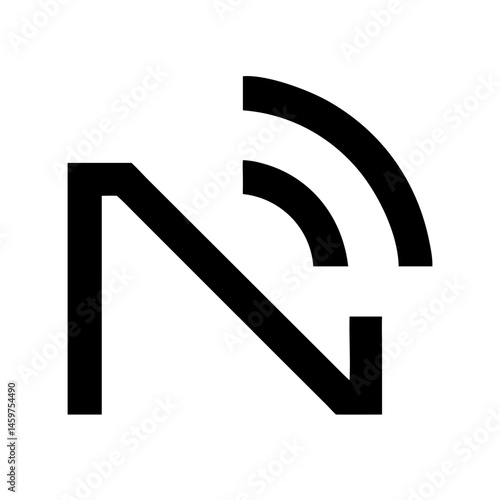 nfc icon vector illustration