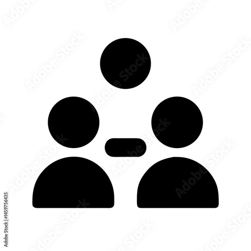 Team collaboration icon vector illustration