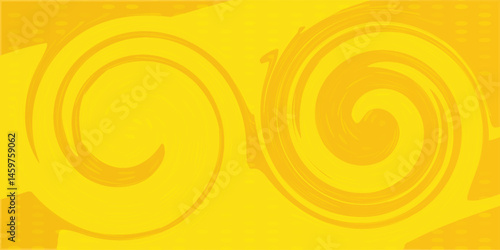 Yellow side hatch with halftone effect. Vintage pop art retro vector illustration
