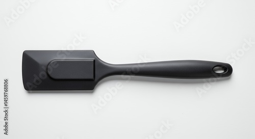 Black silicone spatula