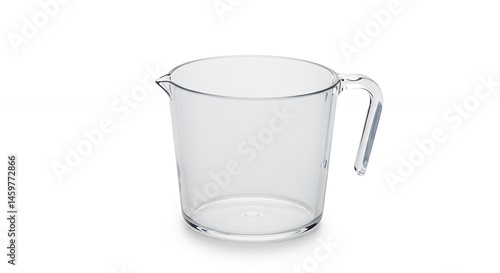 Clear transparent plastic pitcher