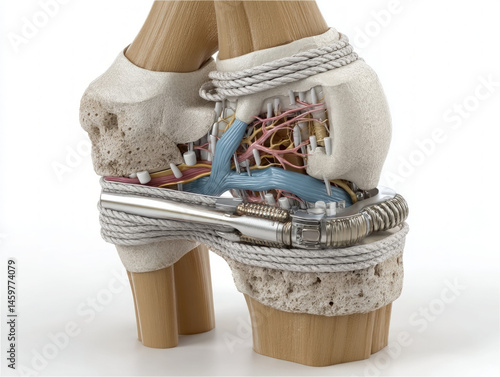 Anatomical diagram of ACL i...