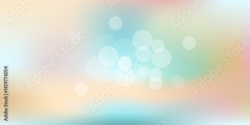 Abstract clear blue sky. Pastel rainbow. Light blue, pink and yellow color vector banner.
Pastel gradient sky pattern. Blurred light fuzz colorful gradient background. Vector soft horizontal backdrop