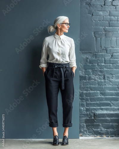 Full-body portrait of an ol...