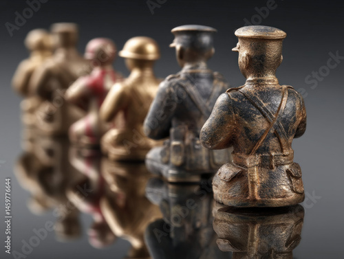 Lead toy soldiers: Vintage ...