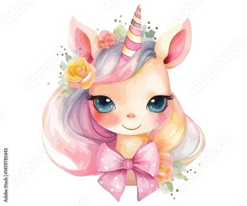 A cute cartoon bunny toy brings spring fun to a smiling little girl who loves her pink pet hare