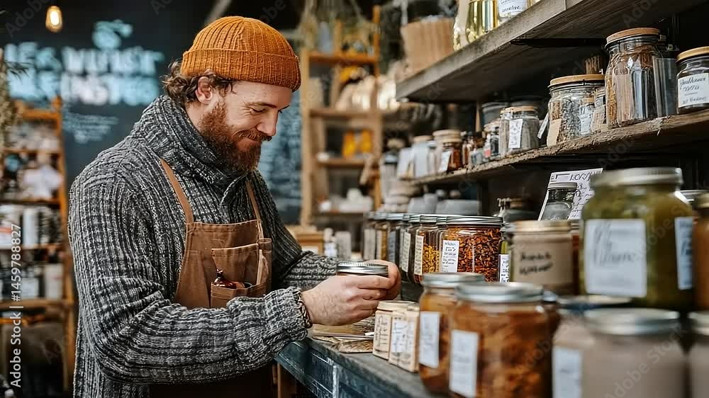 Exploring the Charm of a Cozy Artisan Market with Sustainable Goods Exploring the Charm of a Cozy Artisan Market with Sustainable Goods