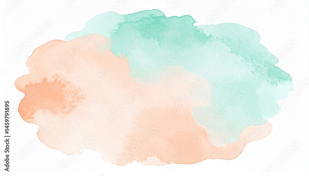 Obraz premium Creative watercolor blush art abstract studio artwork digital content vibrant color palette aesthetic design artistic expression