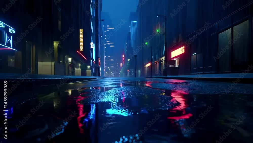 Stunning Abstract Light Reflected on a Wet City Street – HD Cinematic Footage for Urban Exploration, Brand Videos, and Creative Content | Sleek Aesthetics, Hypnotic Patterns, Atmospheric Lighting Stunning Abstract Light Reflected on a Wet City Street – HD Cinematic Footage for Urban Exploration, Brand Videos, and Creative Content | Sleek Aesthetics, Hypnotic Patterns, Atmospheric Lighting