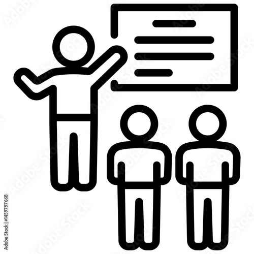 Teacher Outline Icon