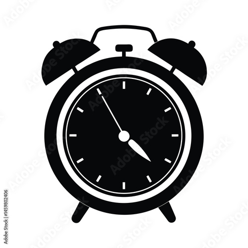 black alarm clock