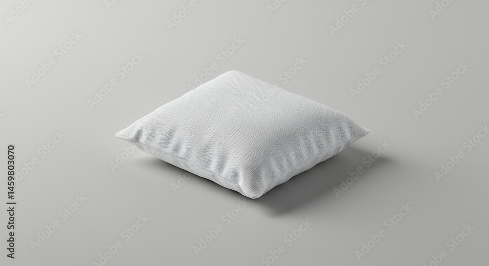 Naklejka premium White square pillow mockup