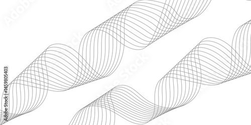 Abstract white background with a glowing abstract waves. Abstract wave element for design. Digital frequency track equalizer, Futuristic background design. Long exposure, Light painting photography.