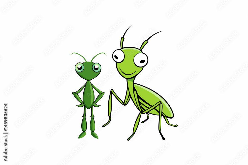 Fototapeta premium funny cartoon bug
