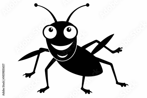 vector illustration of a cartoon bug