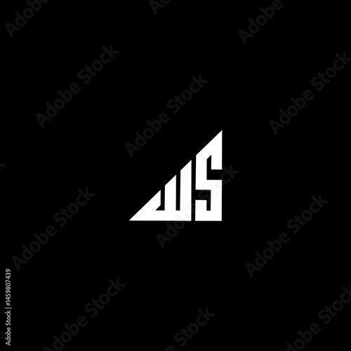 Free Download w and s letter logo, abstract combination - GFXLoad