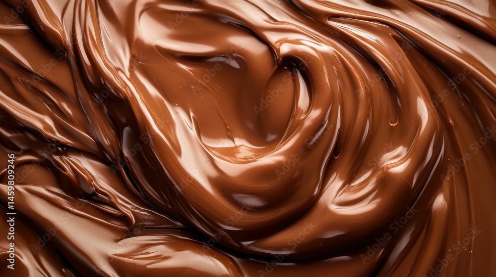 Abstract background of brown flowing creamy chocolate, concept for Pantone's 2025 colour of the year mocha mousse Abstract background of brown flowing creamy chocolate, concept for Pantone's 2025 colour of the year mocha mousse