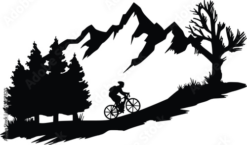 Mountain Metal Wall Decor, Mountain Tree and Cyclist Wall Art, Metal Biker Wall Art, Biker Metal Wall Art, Bicycle Lover Gift, Wall Hangings
ountain Forest Metal Wall Decor, Yard Mountain Range View, 