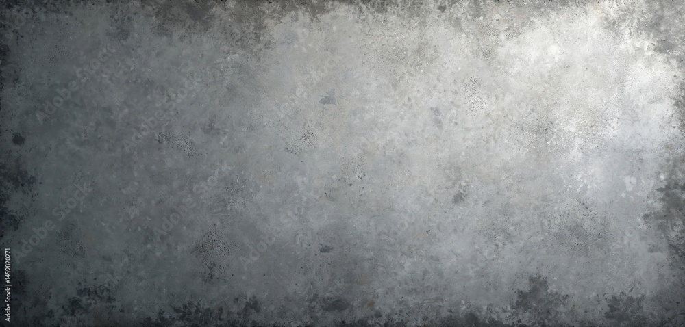 Fototapeta premium Mottled gray concrete background with dirt, grime, rough texture. Abstract grunge design with uneven surface. Perfect background for architecture, urban, construction, industrial tech concepts.