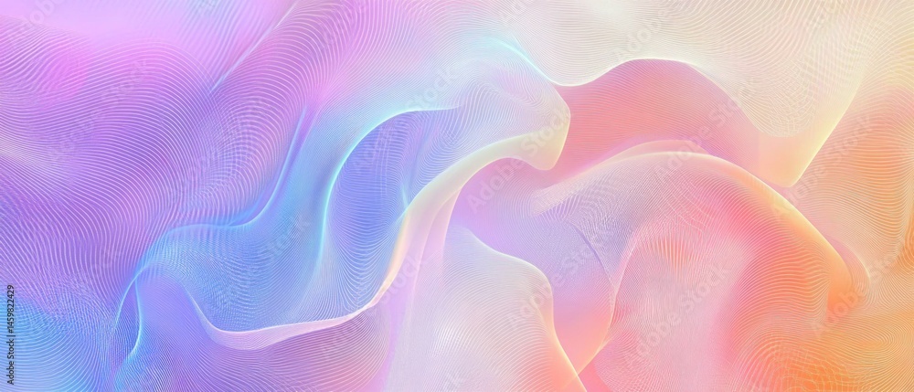 Obraz premium Pastel abstract background flowing lines