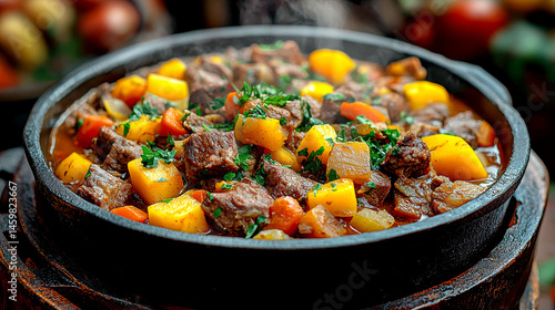 Country Kitchen Stew with Fresh Veggies