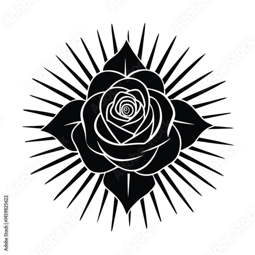 radiant rose art