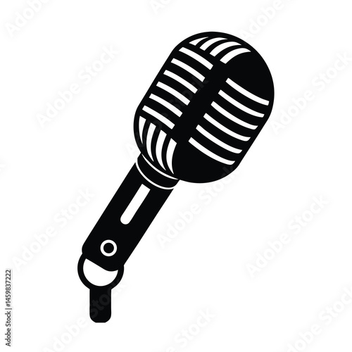 microphone isolated on white