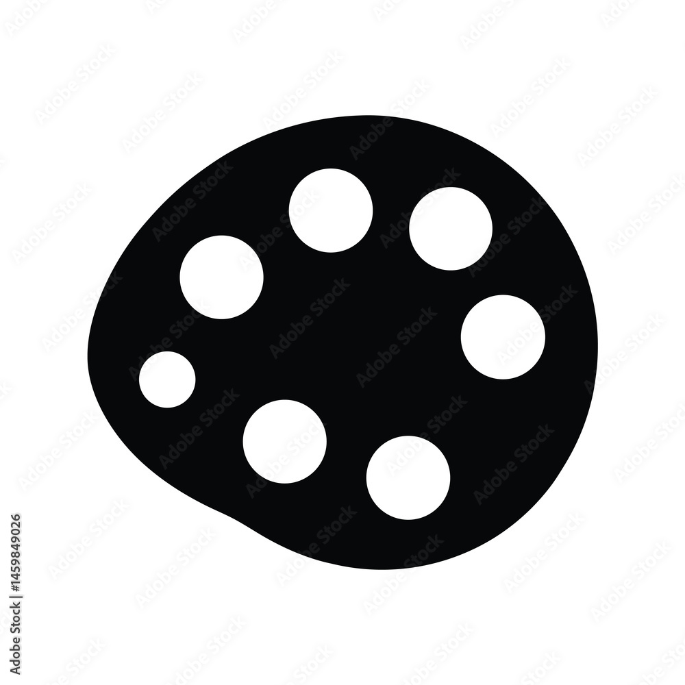 Fototapeta premium black dice isolated on white