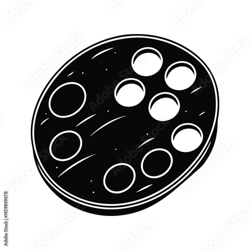 vector illustration of a palette 