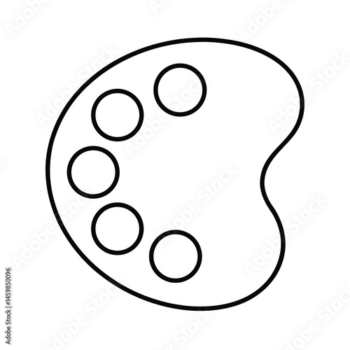 palette  yin yang symbol