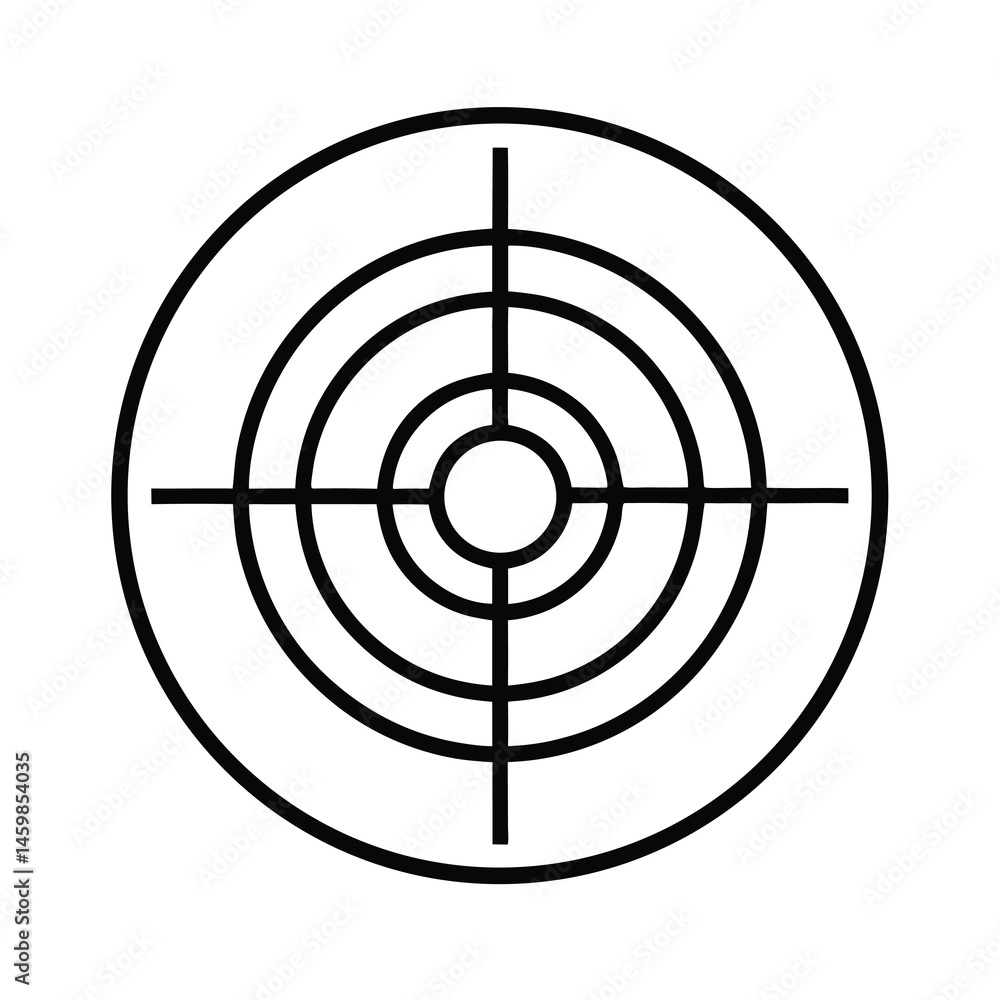 target on white background target on white background