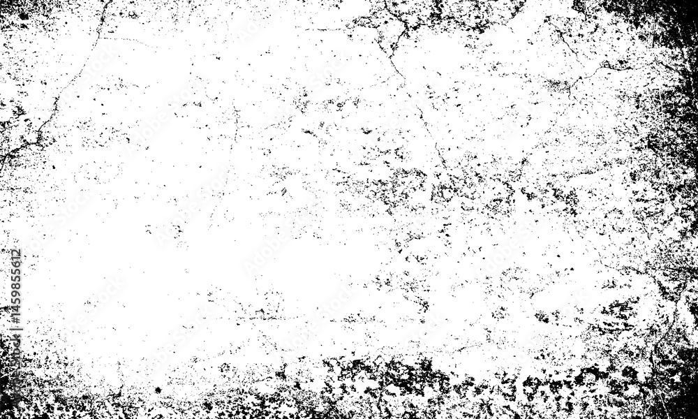 Fototapeta premium Abstract grunge concrete wall distressed texture background. Halftone grunge urban texture vector. Distressed overlay texture. Grunge background. Abstract mild textured effect. Transparant, PNG