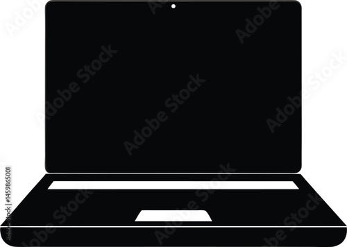 laptop black silhouette