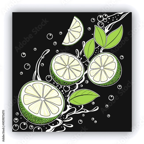 Banner image for design, web site. Watermelon drink in glasses and slices of watermelon on plate on light gray table background. Table top view with copy space