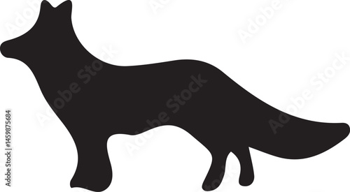 Fox Silhouette: Wild Animal Outline
