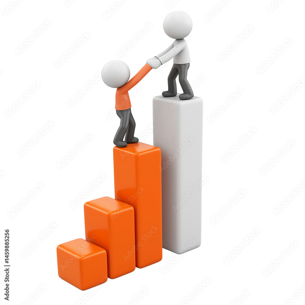 Collaborative effort boosts success in teamwork PNG on a transparent background Collaborative effort boosts success in teamwork PNG on a transparent background