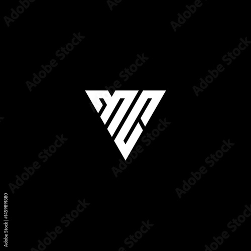 abstract combination of m and c letters logo