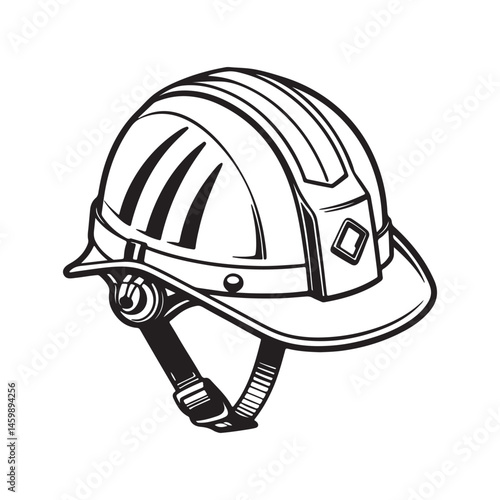 Vector-art a power lineman hard hat isolated 