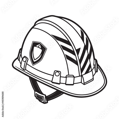 Vector-art a power lineman hard hat isolated 