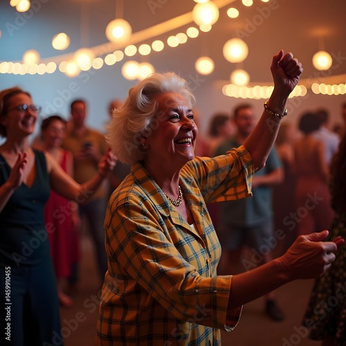 Euphoric Elegance: Seniors Waltzing Through Crisis