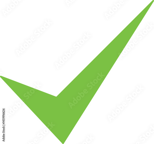 Green check mark icon, approval and confirmation, checkmark








