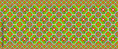 togo pattern. mandala background. geometric texture for decoration. vector illustration