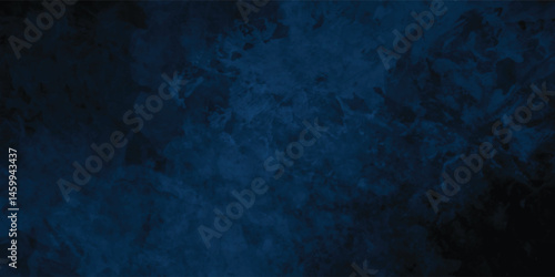 Rich Blue Artistic Canvas with Visible Texture and Raw Painted Expression

