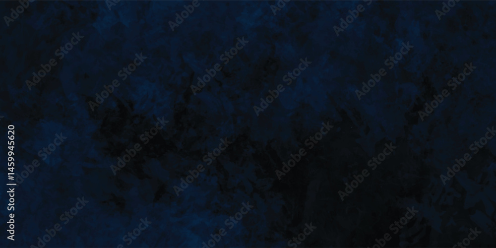 Naklejka premium Moody Blue Texture with Thick Brush Strokes and Distressed Art Layers