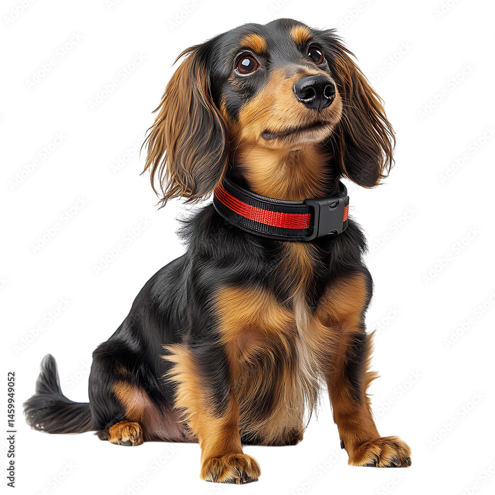 Pet Safe Flea Collar with Reflective Strips Isolated on Transparent Background Pet Safe Flea Collar with Reflective Strips Isolated on Transparent Background