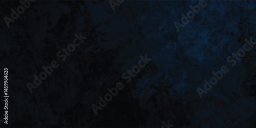 Deep Blue Grunge Aesthetic with Rough Brushwork and Abstract Form


