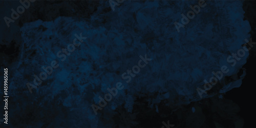 Dark Grunge Texture in Blue with Thick Brushstrokes and Artistic Flow

