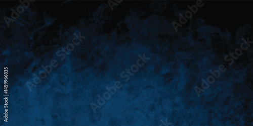 Distressed Artistic Background in Navy Blue with Layered Paint Strokes


