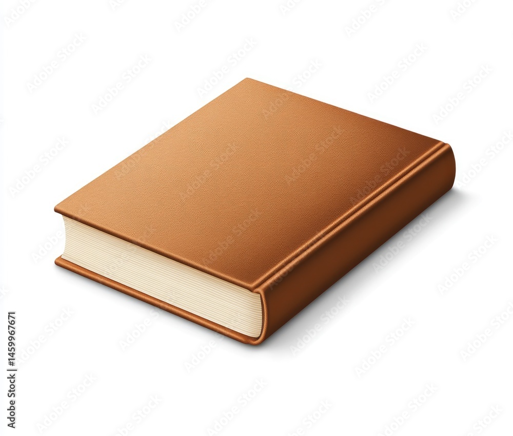 Closed book, copper-toned cover Closed book, copper-toned cover